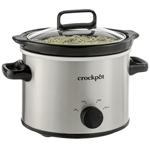 Crockpot 2-Quart Slow Cooker in Stainless Steel